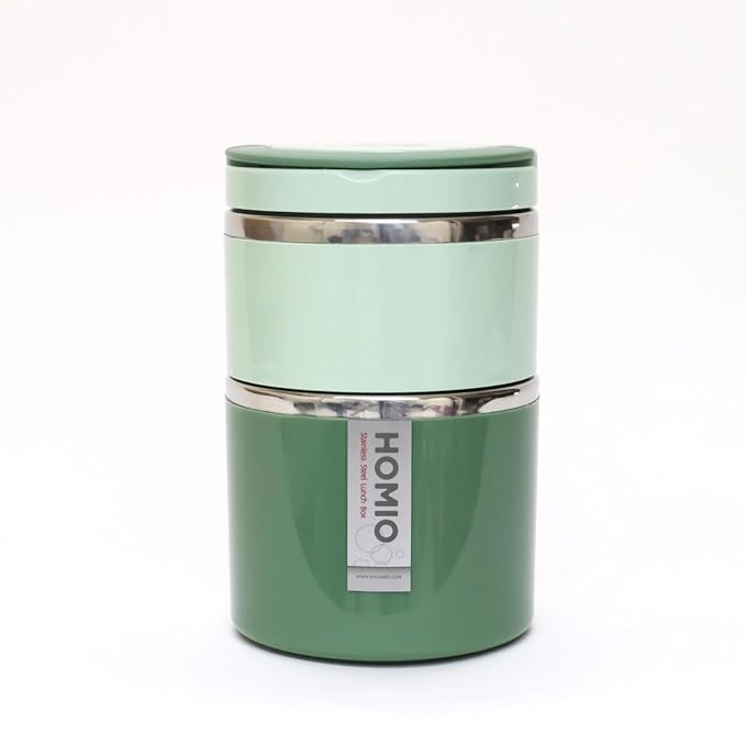 Kickyware Homio 2 Layers Stainless Steel Lunch Box
