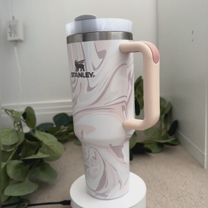 Kickyware Large Capacity 1.2L Sipper Insulated Stainless Steel Cup With Handle Lid