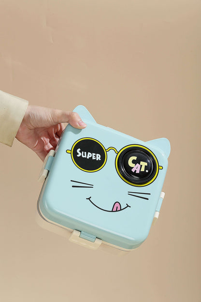 Baby Kitty Double Decker Stainless Steel Kids Bento Box