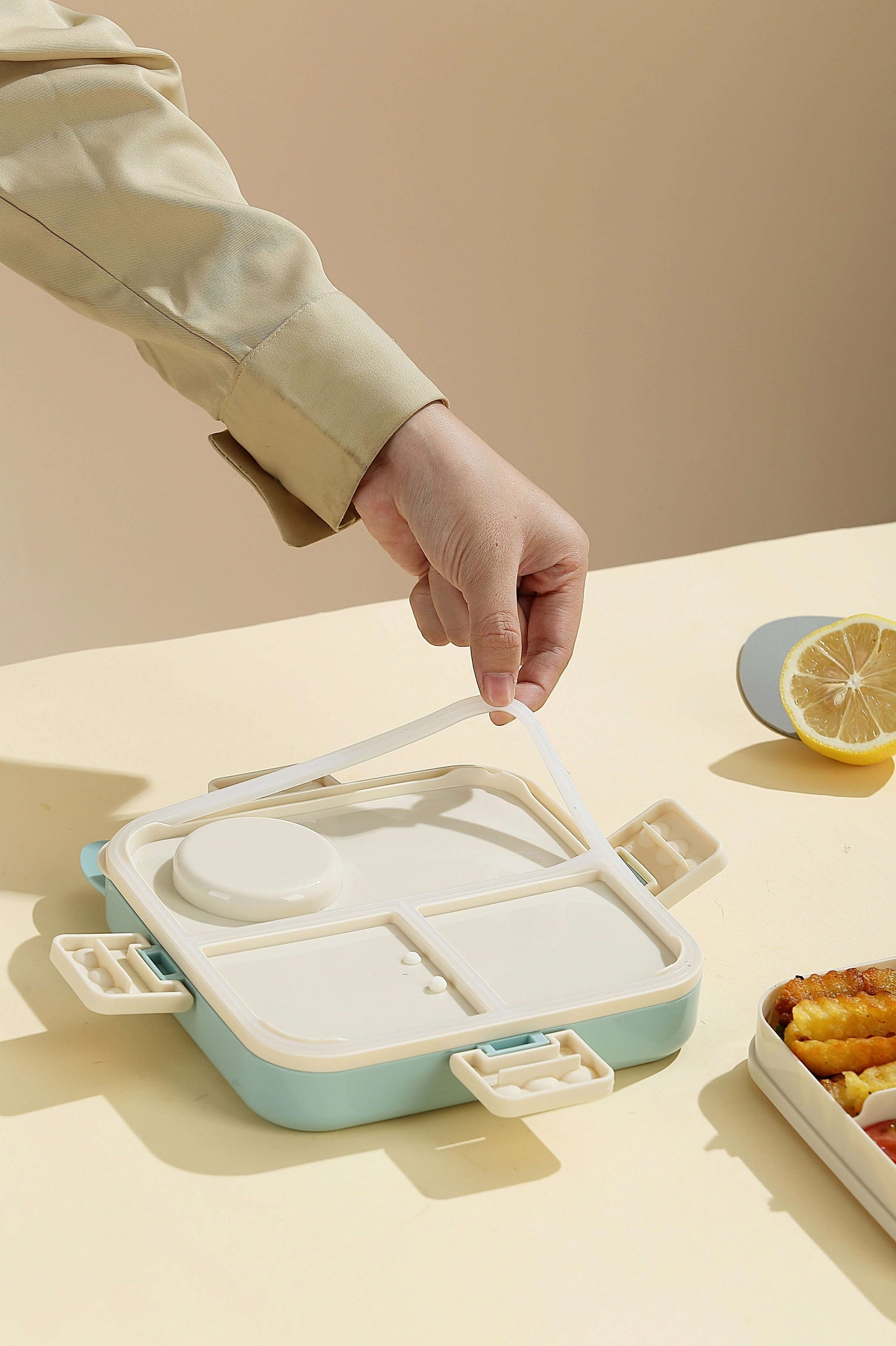 Baby Kitty Double Decker Stainless Steel Kids Bento Box